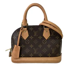 LOUIS VUITTON ルイ・ヴィトン 2WAYバッグ アルマBB ハンドバッグ M46990 レディース モノグラム レザー ブラウン 中古
