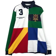 古着 ラルフローレン Ralph Lauren POLO by Ralph Lauren CUSTOM FIT クレイジーパターン 長袖 ラガーシャツ メンズXL相当/eaa597696