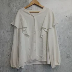 WHITE JOOLA ホワイトジョーラ レディース トップス 長袖 ボタン付き ホワイト 〇□のサムネイル