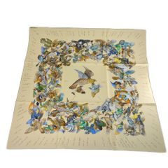 エルメス カレ90 L'HIVER 冬の狩猟 シルク HERMES エルメス カレ90