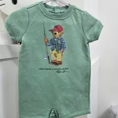 3m 60 ポロ ラルフローレン 起毛 ロンパース