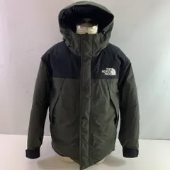 04w5655▽※【中古】THE NORTH FACE ザ・ノースフェイス ND91737 MOUNTAIN DOWN JACKET マウンテンダウンジャケット カーキ/ブラック Mサイズ【八王子店】