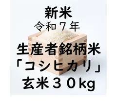 【皇室献上農家】旨み値高評価 富山県産令和７年コシヒカリ　玄米30kg/30キロ 送料無料[北海道・沖縄・離島を除く]