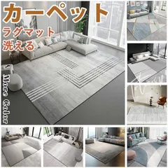 ラグ ラグマット カーペット 北欧 厚手 おしゃれ 洗える 3畳 6畳
