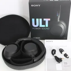 【美品】SONY ULT WEAR WH-ULT900N-BC ブラック ワイヤレスノイズキャンセリングステレオヘッドセット ソニー アルトウェア ヘッドホン 本体