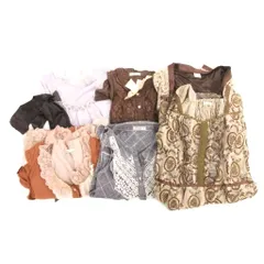 アクシーズファム axes femme ワンピース チュニック ガーリー 6点セット まとめ フリル M マルチカラー /JS ■FF