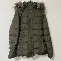TOMMY HILFIGER ダウンジャケット カーキ S カジュアル ファー フード