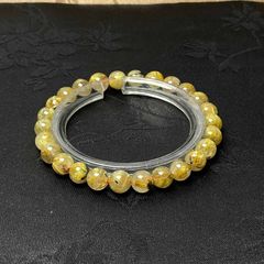 ルチルバングル ブレスレット ルチルクォーツ 金運 - メルカリ