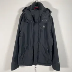 ABERCROMBIE THE A&F ALL-SEASON WEATHER WARRIOR アバクロ マウンテンパーカー リップストップ メンズM オールシーズンウェザーウォーリアー ブラック黒 ジャケット フード付き