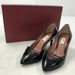 02w20904 バリー BALLY  ヒール付き パンプス  ブラック  US5 Mサイズ  イタリア製 レディース  箱あり  パンプス  【中古品】