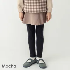 [モカ]子供服 スカッツ キッズ ベビー 子供 キッズ服 女の子 スカッツ スカート スパッツ レギンス スカートレギンス キッズレギンス ウエストゴム evercloset ever closet エバクロ エバークローゼット