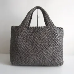 【高級品】FALORNI 【イントレチャート レザー ハンドバッグ 】 メッシュ BAG MADE IN ITALY 25120533