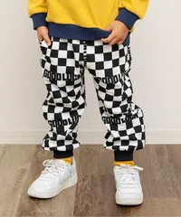 アメリカンダイナー総柄カットソーパンツ 10分丈　BREEZE　J120906　ブラック