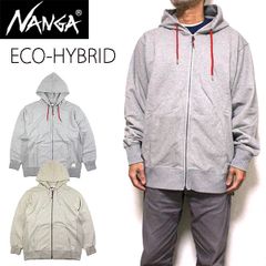 ナンガ パーカー メンズ レディース NANGA ECO HYBRID FULL ZIP PARKA エコハイブリッド フルジップパーカー 裏毛 スウェット アウトドア ブランド NW2311-1F205 春秋