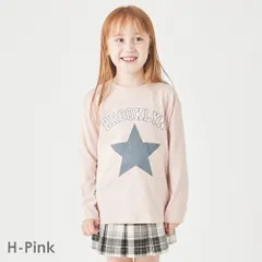 [H．ピンク]子供服 プリント 長袖 Tシャツ ベビー キッズ マタニティ 綿 80 90 100 110 120 130 140 150 160 evercloset ever closet エバクロ エバークローゼット