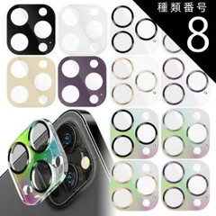 種類8：オーロラ_パープル iPhone 14Pro iPhone 14ProMax カメラ レンズ カバー 保護 フィルム フル プロテクター 背面カメラ ガラスフィルム 一体型 【定形外郵便にて発送】【1/7発送予定】