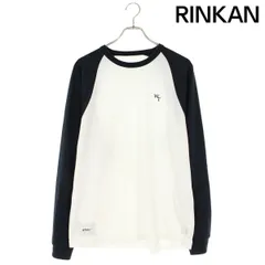 ダブルタップス サイズ:1  23SS  231ATDT-CSM19 ロゴ刺繍ラグラン長袖カットソー 中古 BS99 ダブルタップス 23SS 231ATDT-CSM19 ロゴ刺繍ラグラン長袖カットソー