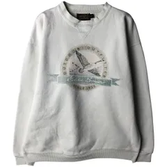 古着 80~90年代 エディーバウアー Eddie Bauer 黒タグ ロゴスウェットシャツ トレーナー USA製 メンズL相当 ヴィンテージ/eaa598184