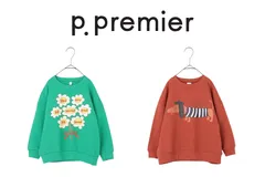 p.premier ／ ピードットプルミエ 子供服　イロチ買いしたいバリエーショングラフィック裏起毛トレーナー 女の子　男の子