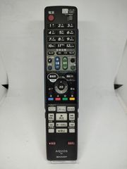 動作確認済み　GA869PA　シャープレコーダー リモコン　管1467