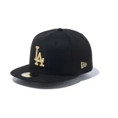 【7-1/4[約57.7cm] ドジャース-ブラックゴールド】ニューエラ NEW ERA カスタム 59FIFTY キャップ
