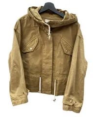 イザベルマランエトワール ISABEL MARANT ETOILE トゥモローランド ミリタリー ショート丈 フロントボタン フーディ フーデッド ドロスト BEIGE 78-07-83-07003 ジャケット ベージュ 104LT-303のサムネイル