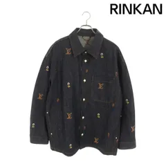 ルイヴィトン サイズ:54  RM241 LVP HQA83W 刺繍デザインデニムジャケット 中古 SS13 ルイヴィトン RM241 LVP HQA83W 刺繍デザインデニムジャケット メンズ