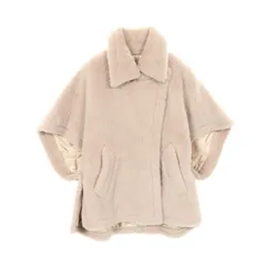 マックスマーラ MAX MARA ポンチョ テディベア ケープ ウール アウター レディース Used Aのサムネイル