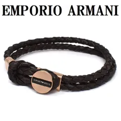 エンポリオ アルマーニ EMPORIO ARMANI EGS2177221 ブレスレット アクセサリー 腕輪 おしゃれ メンズ レディース ダークブラウン