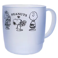 スヌーピー マグカップ クリアカップ 300ml FUNNY PEANUTS ピーナッツ カミオジャパン 軽量 割れにくい 日本製 キャラクター グッズ 