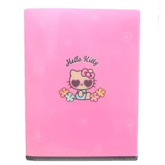ハローキティ ポケットファイル ファスナー付き6ポケットクリアファイル A4 HIBISCUS サンリオ カミオジャパン 新学期準備文具 かわいい キャラクター グッズ 