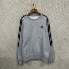 アディダス カジュアル 刺繍 ロゴ 弱起毛 スウェットシャツ スウェット 100 A03249