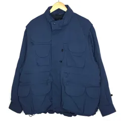 【倉吉店】 中古 DAIWA PIER39 | ダイワピア ナイロンジャケット TECH 2WAY PERFECT FISHING JACKET フィッシングジャケット BJ-25023W ネイビー サイズ：L 【96】