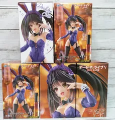 デート・ア・ライブV Desktop Cute フィギュア 時崎狂三 バニーver. Renewal（紫） 5体セット