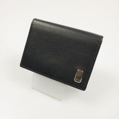 グッチ 名刺入れ カードケース ロゴプレート インターロッキング 黒
