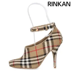 バーバリー サイズ:35.5  8012222 ヴィンテージチェックヒールパンプス 中古 BS99 バーバリー 8012222 ヴィンテージチェックヒールパンプス レディース