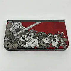 【初期化済み/動作品】 上画面IPS液晶　new Nintendo 3DS LL  RED-001　NEWニンテンドー3DS LL 大乱闘スマッシュブラザーズ エディション　任天堂 ニンテンドー ゲーム機 本体　スマブラコラボ