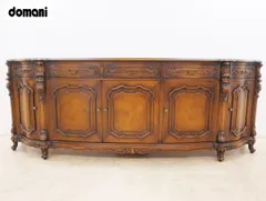 ☆展示品☆ 最高峰 domani ドマーニ カリモク Louis XV ルイ15世 サイドボード リビングボード ロココ様式 猫脚 *直接引き取り限定*