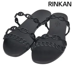 ✨新品未使用✨HERMES エルメス　シェーヌダンクル　ラバーサンダル　24cm シェーヌダンクル サンダル HERMES - エルメス シェーヌダンクル