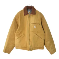 USA製 Carhartt カーハート デトロイトジャケット ブラウン(メンズ M)中古 古着 X1064