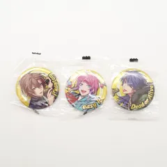 ヒプノシスマイク Fling Posse メンバーコンプ 缶バッジ 3点 有栖川帝統 飴村乱数 夢野幻太郎 球vic カプセル缶バッジコレクション vol.4 ガチャ