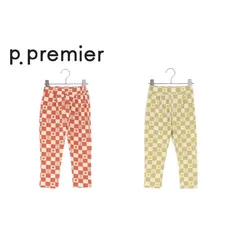 p.premier ／ ピードットプルミエ 子供服　ヘビロテしたくなる総柄ストレッチタックパンツ 女の子 男の子