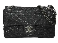 専用❗️♡CHANEL ✨シャネル　ノベルティ　スパンコール　ショルダーバッグ　黒 2025年最新】シャネル スパンコール バッグの人気アイテム - メルカリ