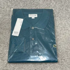 【NPA】未開封品 LACOSTE ラコステ クラシックフィット 長袖ポロシャツ 緑系