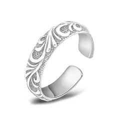 [Bel cuore] メンズ リング フリーサイズ s925 指輪 ゴールド ハワイアンジュエリー おしゃれ (ホワイト) [ホワイト]