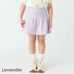 [ラベンダー]子供服 1分丈 無地 スカッツ ベビー キッズ マタニティ スカート スパッツ 80 90 100 110 120 130 140 150 evercloset ever closet エバクロ エバークローゼット
