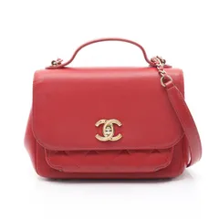 シャネル CHANEL ショルダーバッグ ビジネスアフィニティ マトラッセ レッド キャビアスキン(グレインドカーフ) マトラッセ ビジネス アフィニティ 2wayチェーンショルダーのサムネイル