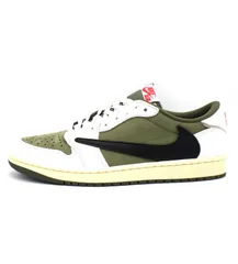ナイキ NIKE × トラヴィス スコット Travis Scott 【 AIR JORDAN 1 RETRO LOW DM7866 200 】 エア ジョーダン 1 レトロ ロー OG リバース オリーブ スニーカー f29134