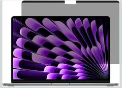 ★MacBook Air 15インチ (2023-2025, M2 M3 M4) - A2941 A3114 A3241用 覗き見防止 マグネット式 プライバシーフィルター のぞき見防止 フィルム ブルーライトカット PC 液晶保護フィルム 両面使用可能
