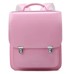 ランドセル schoolbag スクールバッグ リュックサック 女の子 入学準備 ファイル対応 防水 通学 通園 小学生用ピンク